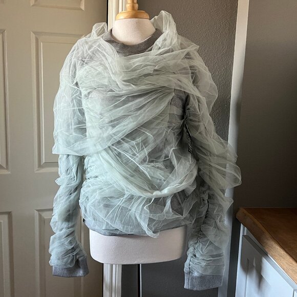 Y/Project tulle-wrapped sweatshirt - Picture 5 of 13